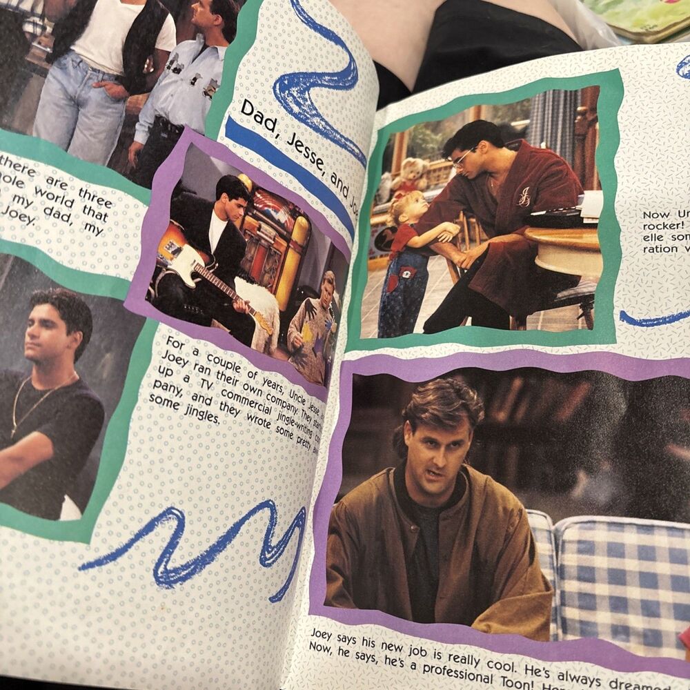 D.J.'S Full House Family Scrapbook 1992 1st Paperback Scholastic Candace Bure - Picture 12 of 16